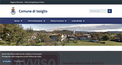Desktop Screenshot of comune.issiglio.to.it